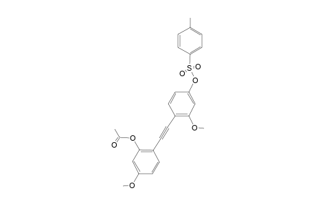 2-Acetoxy-2',4-dimethoxy-4'-tosyloxydiphenylacetylene