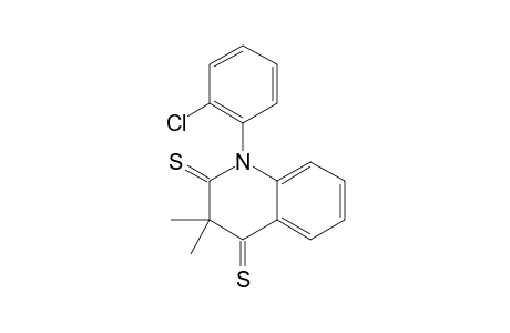 N-(2'-CHLOROPHENYL)-3,3-DIMETHYL-1,2,3,4-TETRAHYDRO-2,4-QUINOLINE-DITHIONE