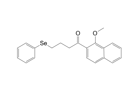 1-(1-Methoxy-2-naphthyl)-4-(phenylseleno)butan-1-one