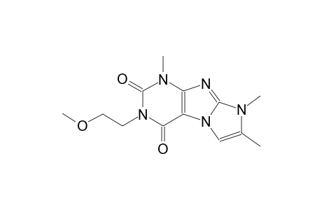 1H-imidazo[2,1-f]purine-2,4(3H,8H)-dione, 3-(2-methoxyethyl)-1,7,8-trimethyl-