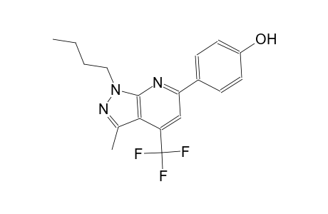 4-[1-butyl-3-methyl-4-(trifluoromethyl)-1H-pyrazolo[3,4-b]pyridin-6-yl]phenol