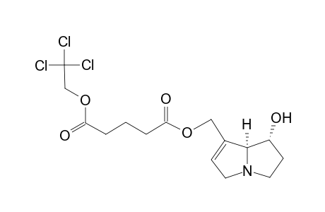 Pentanedioicacid, (2,3,5,7a-tetrahydro-1-hydroxy-1H-pyrrolizin-7-yl)methyl 2,2,2-trichloroethyl ester, (1R-trans)-