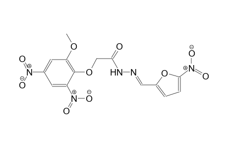 2-(2-methoxy-4,6-dinitrophenoxy)-N'-[(E)-(5-nitro-2-furyl)methylidene]acetohydrazide