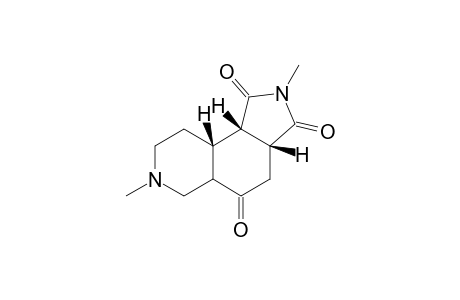 2,6-Dimethylpyrrolidino[4,3-f]perhydroisoquinoline-5,7,9-trione