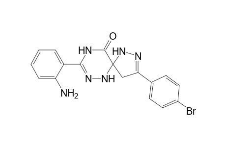 3'-(2-Aminophenyl)-3-(4-bromophenyl)-spiro[pyrazoline-5,6'(1'H)-1,2,4-triazin]-5'(4'H)-one