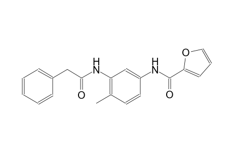N-{4-methyl-3-[(phenylacetyl)amino]phenyl}-2-furamide