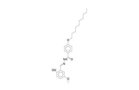 4-(Decyloxy)-N'-(5-methoxysalicylidene)benzhydrazide