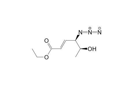 (E,4R,5S)-4-azido-5-hydroxy-2-hexenoic acid ethyl ester