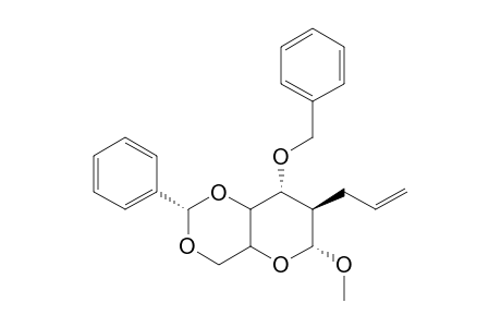 METHYL-3-O-BENZYL-4,6-O-BENZYLIDENE-2-DEOXY-2-C-(PROP-2-ENYL)-ALPHA-D-ALTROSIDE