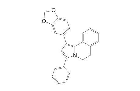 1-(1,3-BENZODIOXOL-5-YL)-3-PHENYL-5,6-DIHYDROPYRROLO-[2,1-A]-ISOQUINOLINE