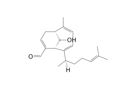 (1R,6R)-5-((R)-1,5-Dimethyl-hex-4-enyl)-10-hydroxy-2-methyl-bicyclo[4.3.1]deca-2,4,7-triene-7-carbaldehyde
