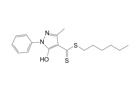 4-(Hexyldithioate)-5-hydroxy-3-methyl-1-phenylpyrazole