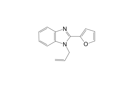 1H-1,3-Benzimidazole, 2-(2-furanyl)-1-(2-propenyl)-