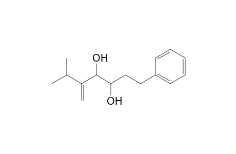 syn-6-Methyl-5-methylene-1-phenylheptane-3,4-diol