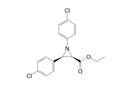 (2R,3R)-1,3-bis(4-chlorophenyl)-2-aziridinecarboxylic acid ethyl ester