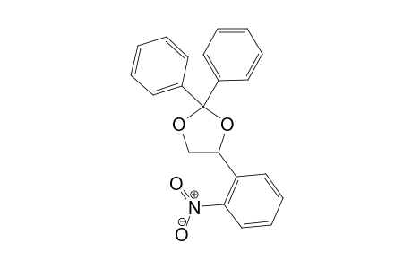 1,3-Dioxolane, 4-(2-nitrophenyl)-2,2-diphenyl-