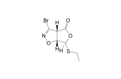 (3aS,6S,6aR)-3-Bromo-exo-6-ethylthio-6a,3a-dihydrofuro[3,4-d]isoxazole-4(6H)-one