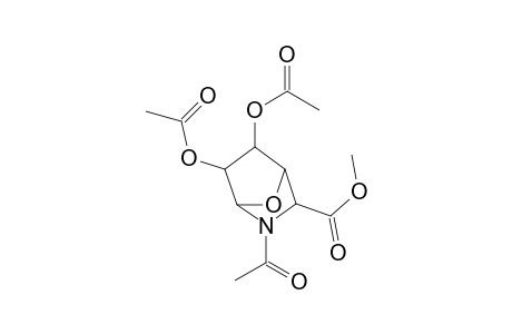 7-Oxa-2-azabicyclo[2.2.1]heptane-3-carboxylic acid, 2-acetyl-5,6-bis(acetyloxy)-, methyl ester, [1R-(3-endo,5-exo,6-exo)]-