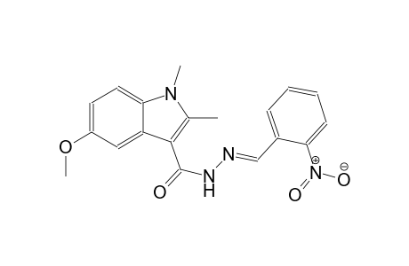 5-methoxy-1,2-dimethyl-N'-[(E)-(2-nitrophenyl)methylidene]-1H-indole-3-carbohydrazide