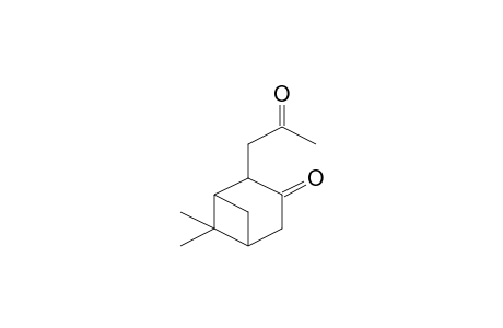 6,6-Dimethyl-2-(2-oxopropyl)bicyclo[3.1.1]heptan-3-one