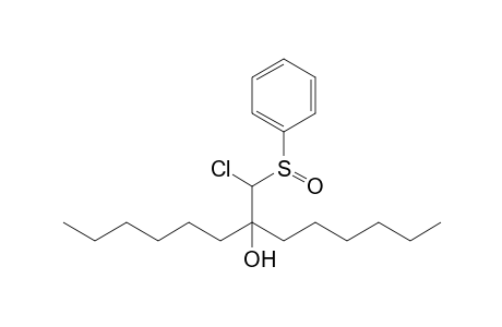 7-[Chloro(phenylsulfinyl)methyl]-7-tridecanol