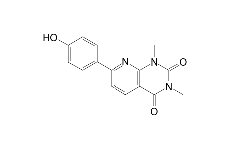7-(4-Hydroxyphenyl)-1,3-dimethylpyrido[2,3-d]pyrim-idine-2,4(1H,3H)-dione
