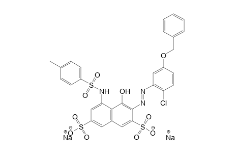 2-Benzyloxy-5-chloroaniline->N-p-tolylsulfonyl-H=acid