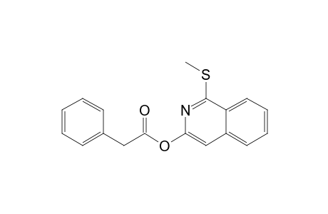 1-(METHYLTHIO)-ISOQUINOLIN-3-YL-PHENYLACETATE