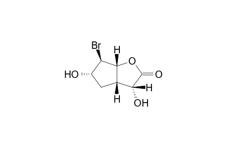 8-exo-Bromo-4-endo,7-endo-dihydroxy-2-oxabicyclo[3.3.0]octane-3-one