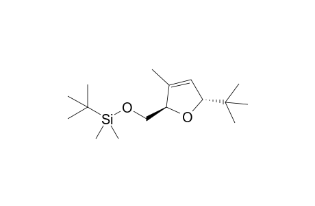 5-t-Butyl-2-(t-butyldimethylsilyloxymethyl)-3-methyl-2,5-dihydrofuran