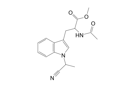 3-{2'-[(Methoxycarbonyl)-2'-(acetylamino)ethyl]-N-[1'-cyanoethyl]-pyrrol