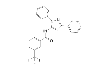 3-Trifluoromethyl-N-(1,3-diphenyl-1H-pyrazol-5-yl)benzamide