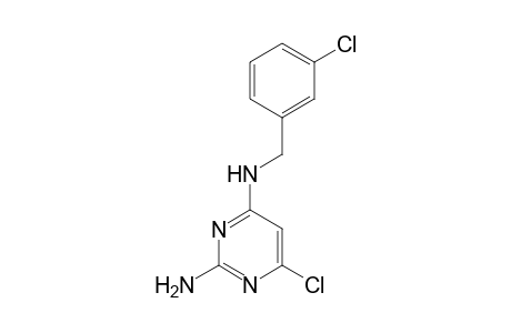 2,4-Pyrimidinediamine, 6-chloro-N4-[(3-chlorophenyl)methyl]-