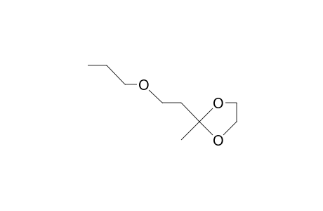 2-Methyl-2-(2-propoxy-ethyl)-1,3-dioxolane