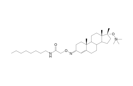 17-epi-Methyltestosterone-3-(N-n-octyl-amino)-carbonylmethoxime, O-TMS 1.isomer