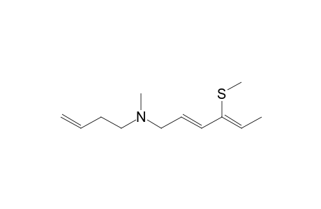 (2E,4Z)-N-but-3-enyl-N-methyl-4-(methylthio)-1-hexa-2,4-dienamine