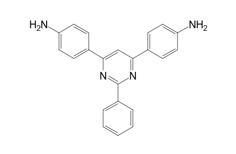 Benzenamine, 4,4'-(2-phenyl-4,6-pyrimidinediyl)bis-
