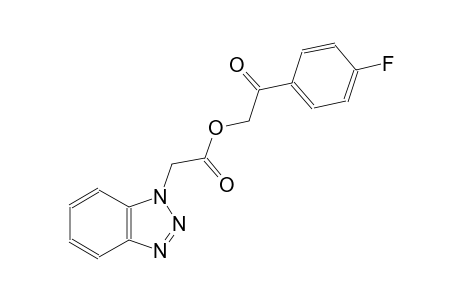 2-(4-fluorophenyl)-2-oxoethyl 1H-1,2,3-benzotriazol-1-ylacetate