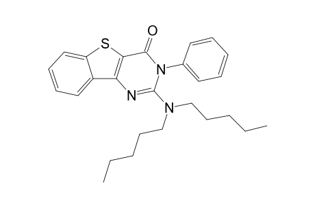 2-(Dipentylamino)-3-phenylbenzothieno[3,2-d]pyrimidin-4-(3H)-one