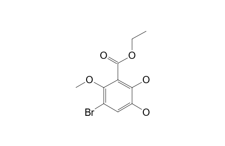 CERATINOPHENOL_A;ETHYL-(5-BROMO-2,3-DIHYDROXY-6-METHOXY)-BENZOATE