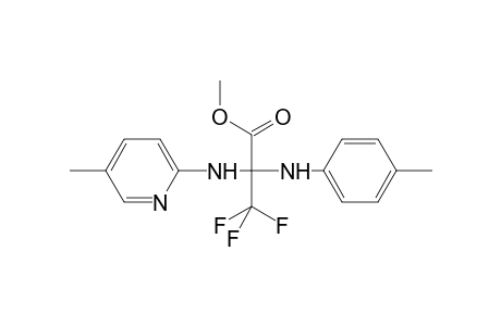 Methyl 3,3,3-trifluoro-2-[(4-methylphenyl)amino]-2-[(5-methylpyridin-2-yl)amino]propanoate