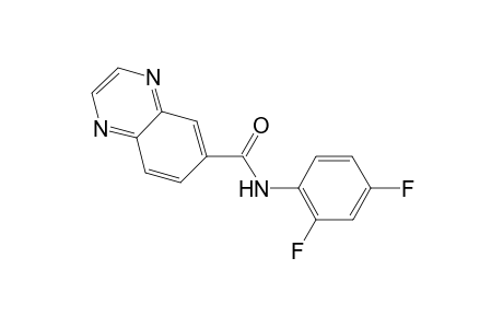 N-(2,4-difluorophenyl)-6-quinoxalinecarboxamide