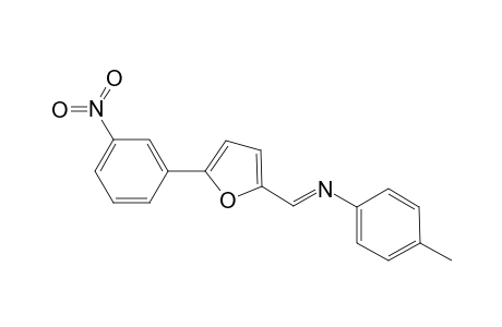 4-Methyl-N-((E)-[5-(3-nitrophenyl)-2-furyl]methylidene)aniline