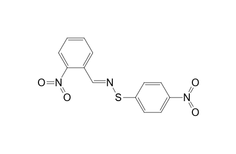 Benzenesulfenamide, 4-nitro-N-[(2-nitrophenyl)methylene]-