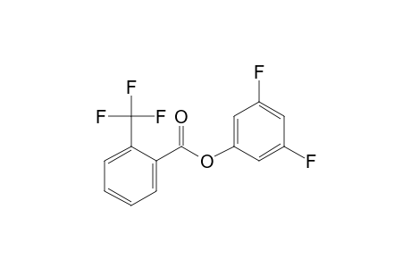 2-Trifluoromethylbenzoic acid, 3,5-difluorophenyl ester