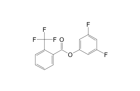 2-Trifluoromethylbenzoic acid, 3,5-difluorophenyl ester