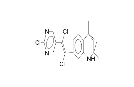 2,2-dimethyl-7-[2E-(2-chloropyrimidin-5-yl)-1,2-dichloroethenyl]-1,2-dihydroquinoline