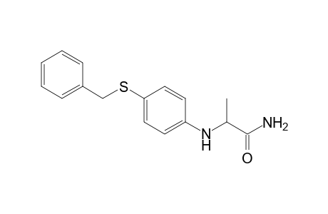 N-[1'-(Aminocarbonyl)ethyl]-[4"-benzylthio)phenyl]amine