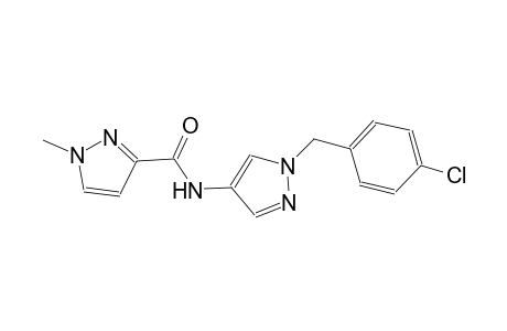 N-[1-(4-chlorobenzyl)-1H-pyrazol-4-yl]-1-methyl-1H-pyrazole-3-carboxamide