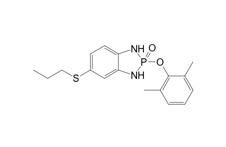 2-(2',6'-Dimethylphenoxy)-2,3-dihydro-5-propylthio-1H-1,3,2-benzodiazaphosphole-2-oxide